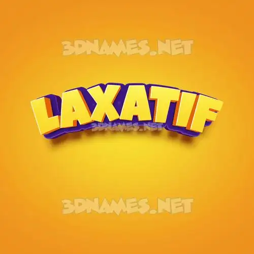 laxatif in Orange Toon style - 3D name wallpaper laxatif in Orange Toon style - 3D name wallpaper