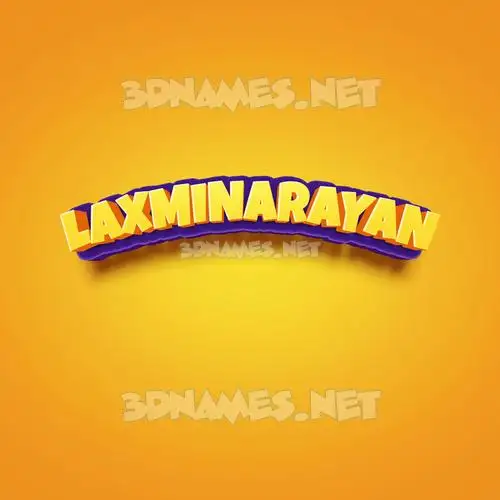 laxminarayan in Orange Toon style - 3D name wallpaper laxminarayan in Orange Toon style - 3D name wallpaper