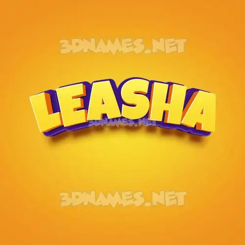 leasha in Orange Toon style - 3D name wallpaper leasha in Orange Toon style - 3D name wallpaper