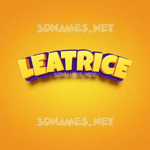 leatrice in Orange Toon style - 3D name wallpaper leatrice in Orange Toon style - 3D name wallpaper