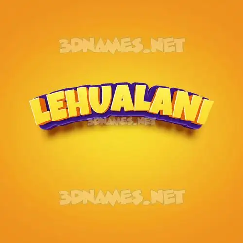 lehualani in Orange Toon style - 3D name wallpaper lehualani in Orange Toon style - 3D name wallpaper