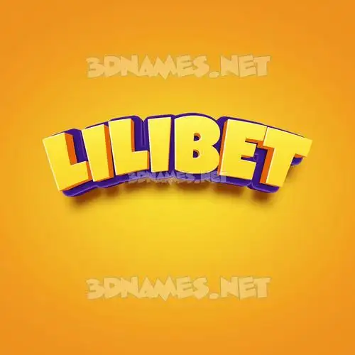 lilibet in Orange Toon style - 3D name wallpaper lilibet in Orange Toon style - 3D name wallpaper