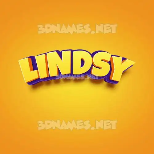 lindsy in Orange Toon style - 3D name wallpaper lindsy in Orange Toon style - 3D name wallpaper
