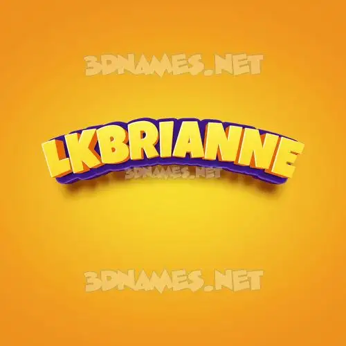 lkbrianne in Orange Toon style - 3D name wallpaper lkbrianne in Orange Toon style - 3D name wallpaper