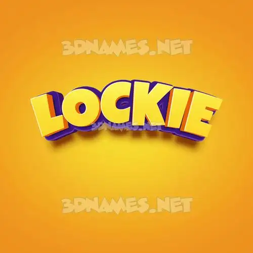 lockie in Orange Toon style - 3D name wallpaper lockie in Orange Toon style - 3D name wallpaper