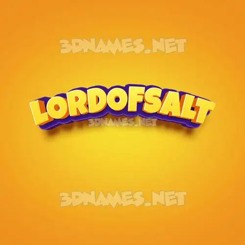 lordofsalt in Orange Toon style - 3D name wallpaper lordofsalt in Orange Toon style - 3D name wallpaper