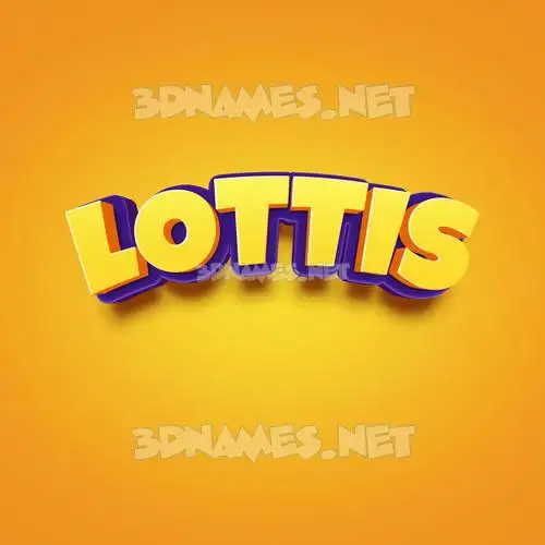 lottis in Orange Toon style - 3D name wallpaper lottis in Orange Toon style - 3D name wallpaper
