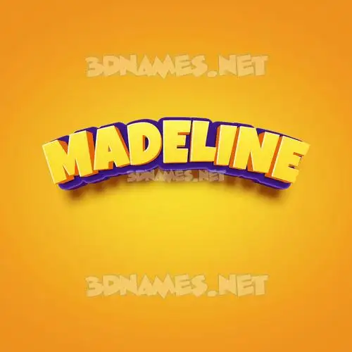 madeline in Orange Toon style - 3D name wallpaper madeline in Orange Toon style - 3D name wallpaper