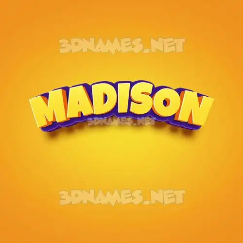 madison in Orange Toon style - 3D name wallpaper madison in Orange Toon style - 3D name wallpaper