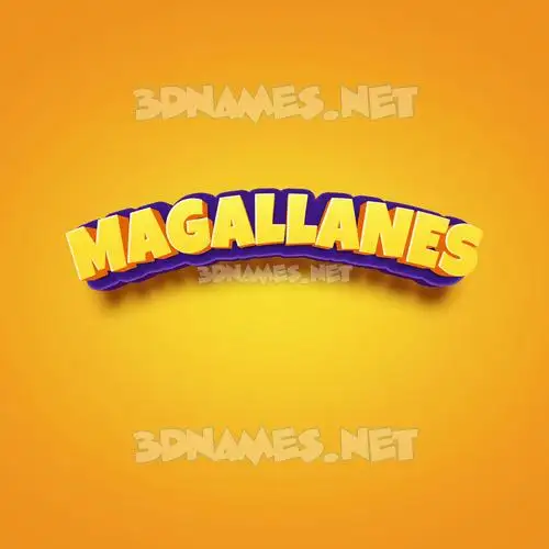 magallanes in Orange Toon style - 3D name wallpaper magallanes in Orange Toon style - 3D name wallpaper