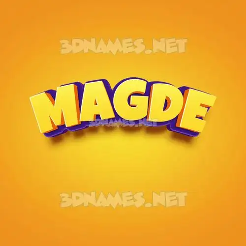 magde in Orange Toon style - 3D name wallpaper magde in Orange Toon style - 3D name wallpaper
