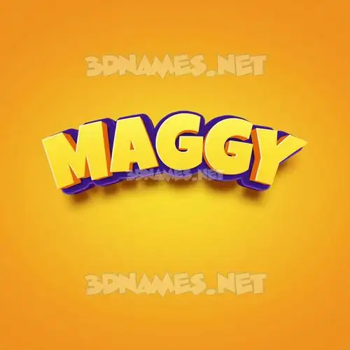 maggy in Orange Toon style - 3D name wallpaper maggy in Orange Toon style - 3D name wallpaper