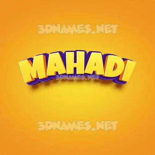 mahadi in Orange Toon style - 3D name wallpaper mahadi in Orange Toon style - 3D name wallpaper