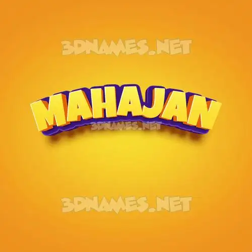 mahajan in Orange Toon style - 3D name wallpaper mahajan in Orange Toon style - 3D name wallpaper