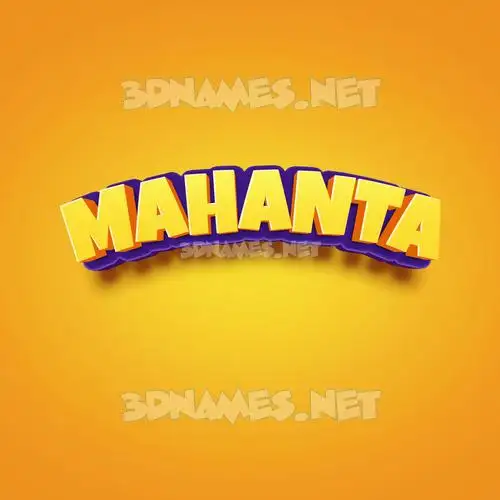 mahanta in Orange Toon style - 3D name wallpaper mahanta in Orange Toon style - 3D name wallpaper
