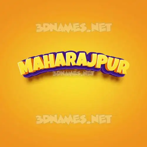 maharajpur in Orange Toon style - 3D name wallpaper maharajpur in Orange Toon style - 3D name wallpaper