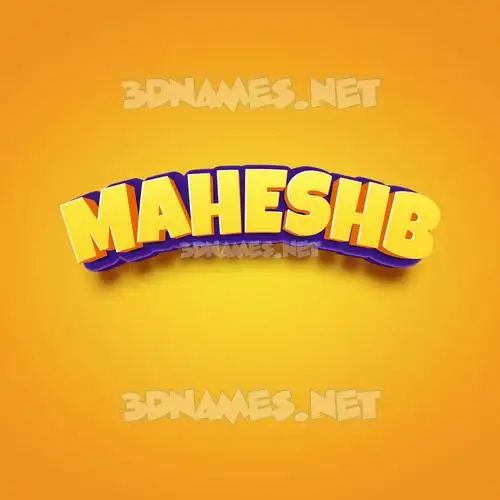 maheshb in Orange Toon style - 3D name wallpaper maheshb in Orange Toon style - 3D name wallpaper