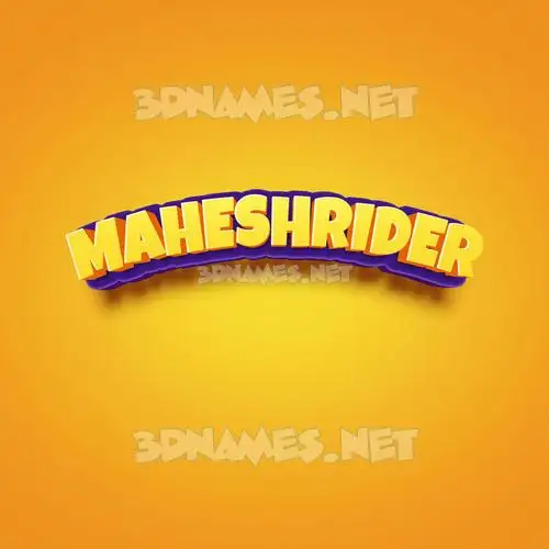 maheshrider in Orange Toon style - 3D name wallpaper maheshrider in Orange Toon style - 3D name wallpaper