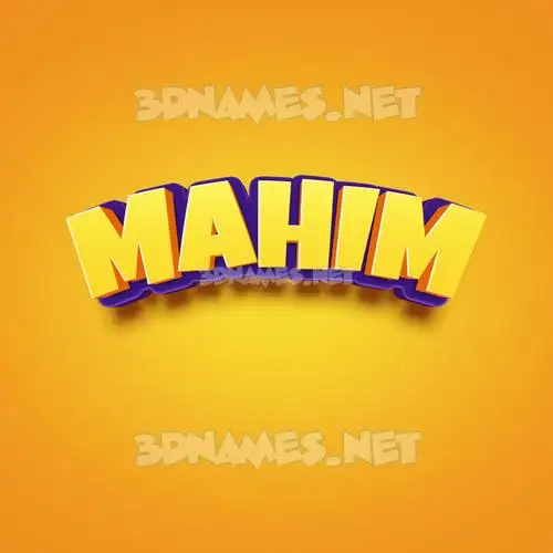 mahim in Orange Toon style - 3D name wallpaper mahim in Orange Toon style - 3D name wallpaper