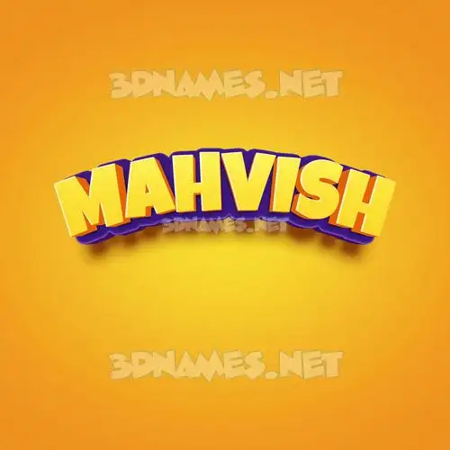 mahvish in Orange Toon style - 3D name wallpaper mahvish in Orange Toon style - 3D name wallpaper