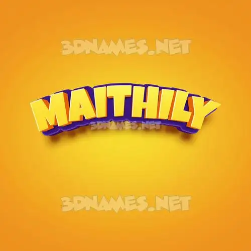 maithily in Orange Toon style - 3D name wallpaper maithily in Orange Toon style - 3D name wallpaper