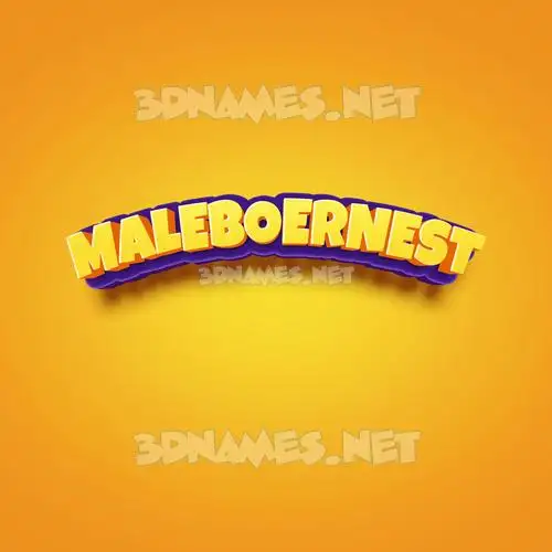 maleboernest in Orange Toon style - 3D name wallpaper maleboernest in Orange Toon style - 3D name wallpaper