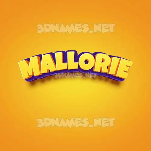 mallorie in Orange Toon style - 3D name wallpaper mallorie in Orange Toon style - 3D name wallpaper