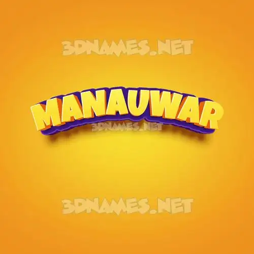 manauwar in Orange Toon style - 3D name wallpaper manauwar in Orange Toon style - 3D name wallpaper