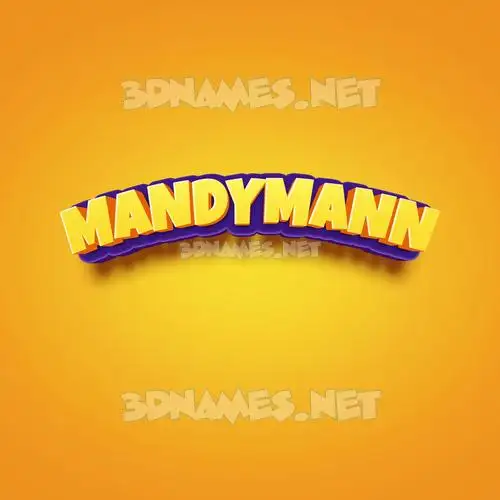 mandymann in Orange Toon style - 3D name wallpaper mandymann in Orange Toon style - 3D name wallpaper