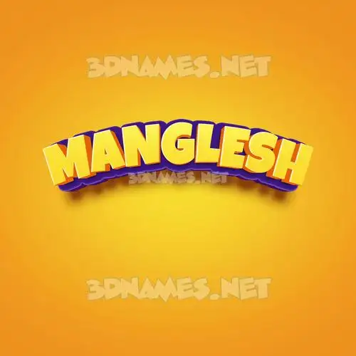 manglesh in Orange Toon style - 3D name wallpaper manglesh in Orange Toon style - 3D name wallpaper