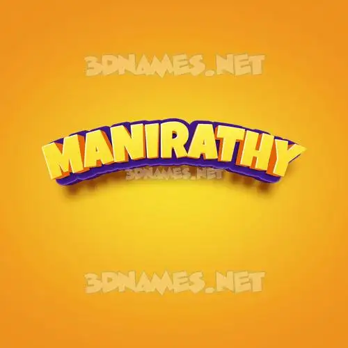 manirathy in Orange Toon style - 3D name wallpaper manirathy in Orange Toon style - 3D name wallpaper