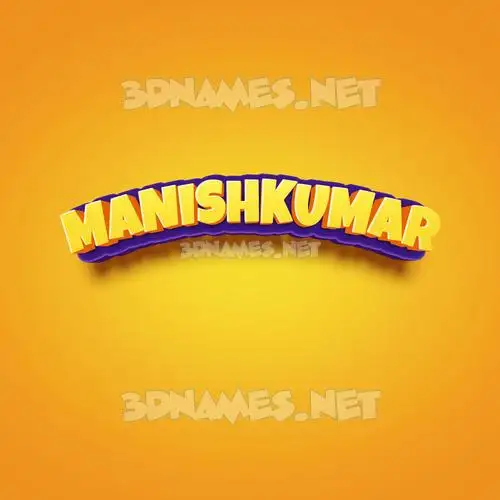 manishkumar in Orange Toon style - 3D name wallpaper manishkumar in Orange Toon style - 3D name wallpaper