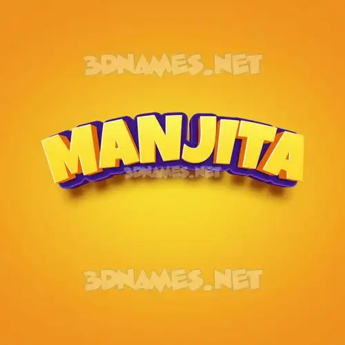 manjita in Orange Toon style - 3D name wallpaper manjita in Orange Toon style - 3D name wallpaper