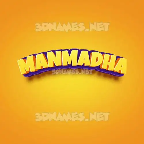 manmadha in Orange Toon style - 3D name wallpaper manmadha in Orange Toon style - 3D name wallpaper