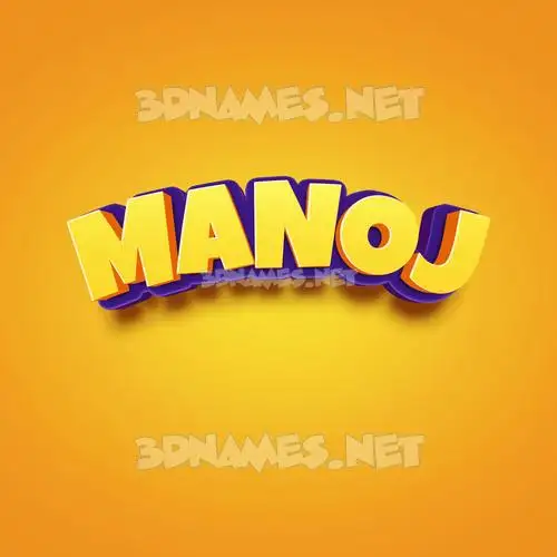 manoj in Orange Toon style - 3D name wallpaper manoj in Orange Toon style - 3D name wallpaper