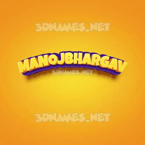 manojbhargav in Orange Toon style - 3D name wallpaper manojbhargav in Orange Toon style - 3D name wallpaper