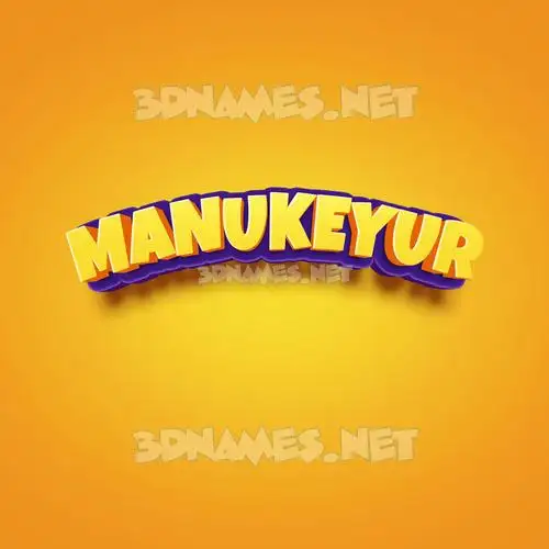 manukeyur in Orange Toon style - 3D name wallpaper manukeyur in Orange Toon style - 3D name wallpaper