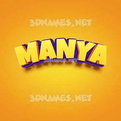 manya in Orange Toon style - 3D name wallpaper manya in Orange Toon style - 3D name wallpaper