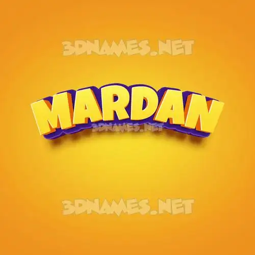 mardan in Orange Toon style - 3D name wallpaper mardan in Orange Toon style - 3D name wallpaper