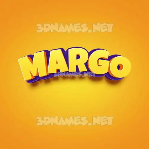 margo in Orange Toon style - 3D name wallpaper margo in Orange Toon style - 3D name wallpaper