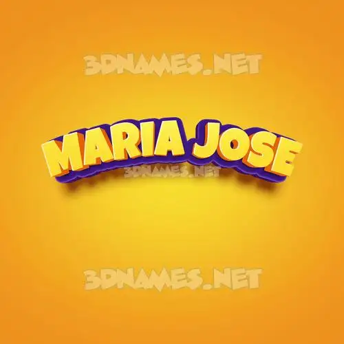 maria jose in Orange Toon style - 3D name wallpaper maria jose in Orange Toon style - 3D name wallpaper