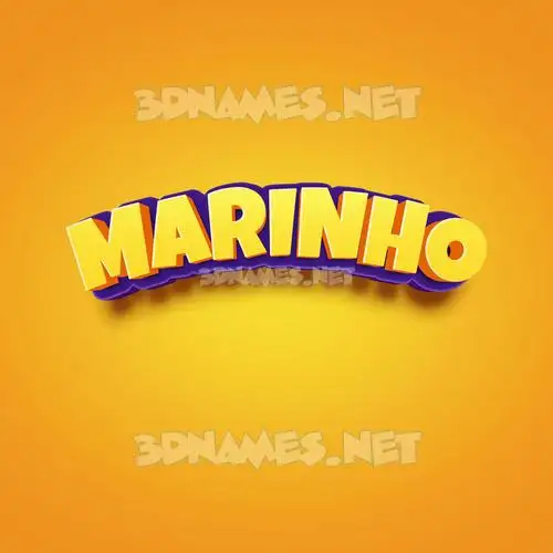marinho in Orange Toon style - 3D name wallpaper marinho in Orange Toon style - 3D name wallpaper