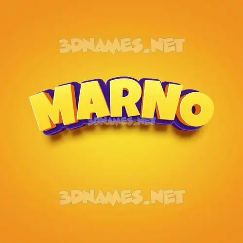 marno in Orange Toon style - 3D name wallpaper marno in Orange Toon style - 3D name wallpaper