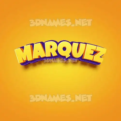 marquez in Orange Toon style - 3D name wallpaper marquez in Orange Toon style - 3D name wallpaper