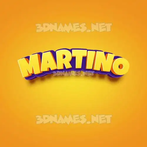 martino in Orange Toon style - 3D name wallpaper martino in Orange Toon style - 3D name wallpaper