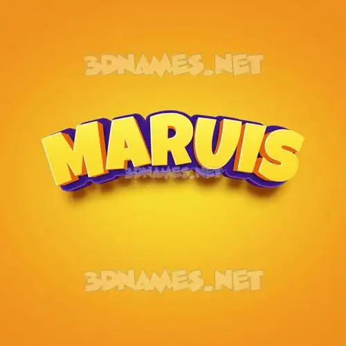 maruis in Orange Toon style - 3D name wallpaper maruis in Orange Toon style - 3D name wallpaper