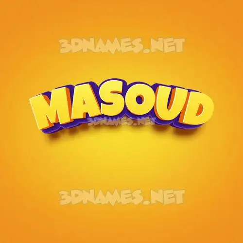 masoud in Orange Toon style - 3D name wallpaper masoud in Orange Toon style - 3D name wallpaper