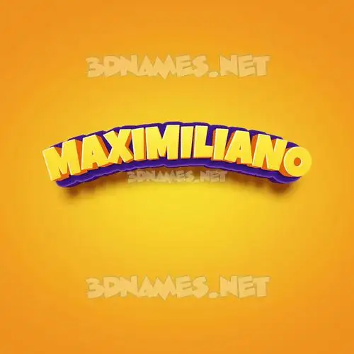 maximiliano in Orange Toon style - 3D name wallpaper maximiliano in Orange Toon style - 3D name wallpaper