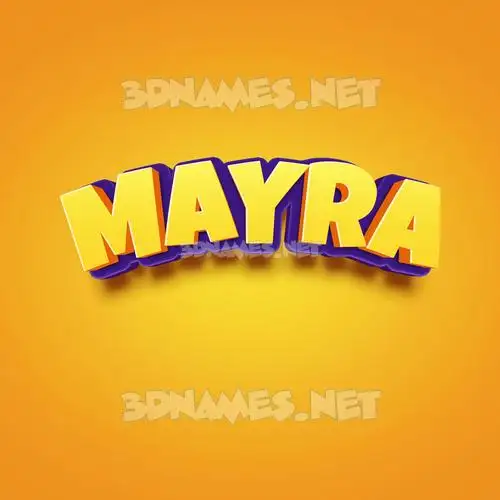 mayra in Orange Toon style - 3D name wallpaper mayra in Orange Toon style - 3D name wallpaper