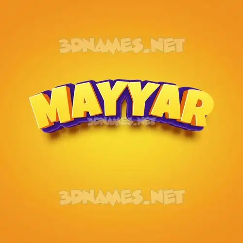mayyar in Orange Toon style - 3D name wallpaper mayyar in Orange Toon style - 3D name wallpaper